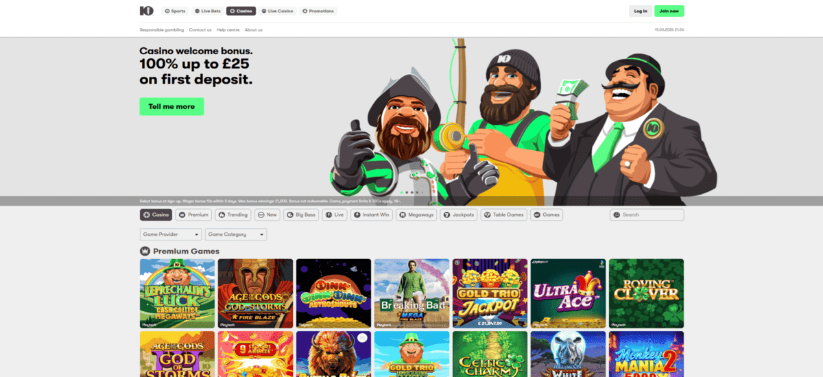 10bet Casino UK