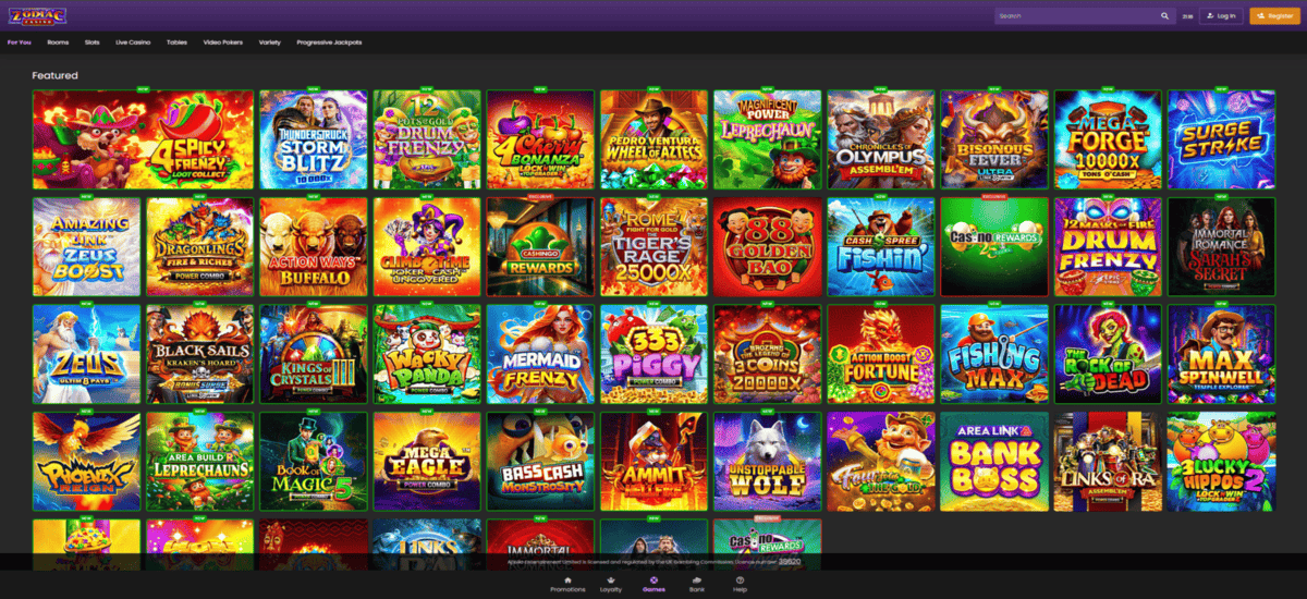 Zodiac Casino UK